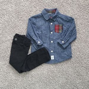 shirt and chinos for baby boy